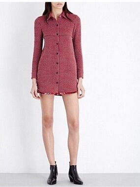 maje ravela tweed mini dress Maje Tweed Dress Dupe: Look For Less